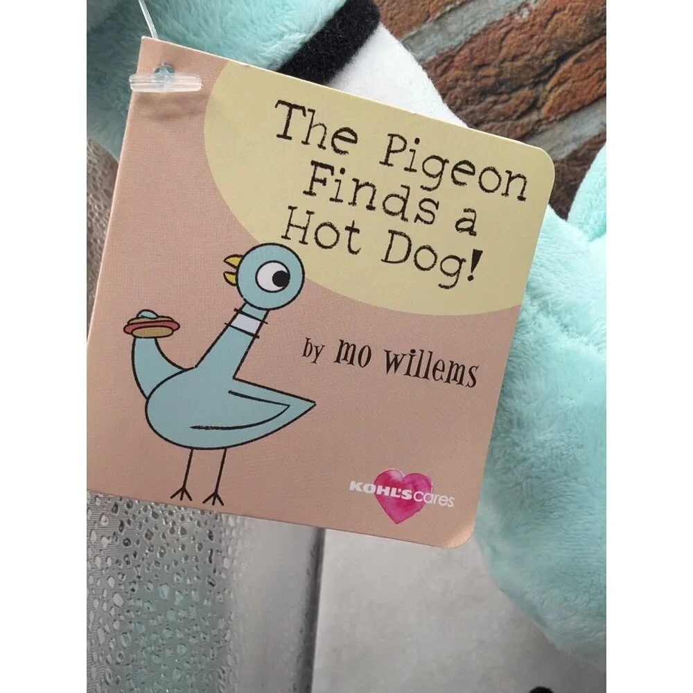 Mo Willems The Pigeon Finds A Hot Dog Plush By Kohls Cares 12 Inch - Picture 4 of 4